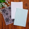 DIYology Winter Snowflakes Background Embossing Folders for Card Making Christmas