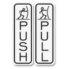All Quality Classic Fun Push Pull Door Signs - Durable