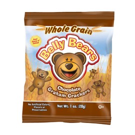 Readi-Bake BeneFIT 200ct Whole Grain Belly Bears Animal Cracker Snacks, Chocolate Graham, 1 Ounce Packages