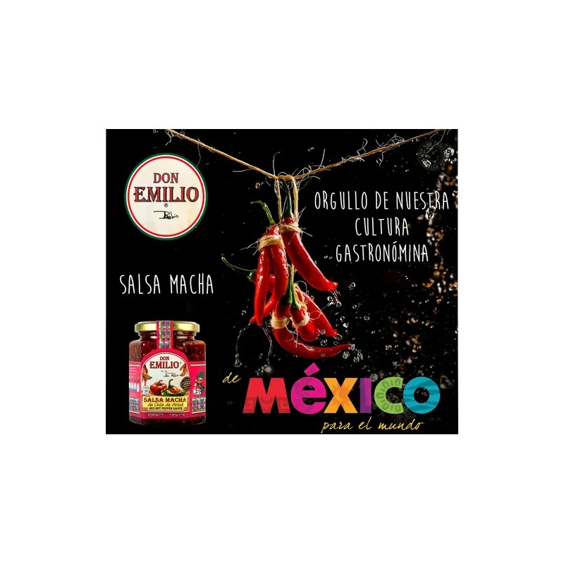 Salsa Macha De Chile De Arbol 250g. Don Emilio
