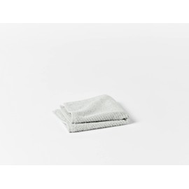 Coyuchi Air Weight Organic Wash Cloth, 6 Piece Set, Fog