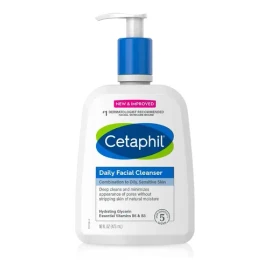 Cetaphil Limpiador Facial Diario 473ml – Limpieza Suave, Sin Jabón, para Piel Sensible y Grasa