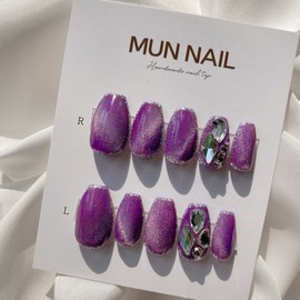 MunNail Wooju Youngrong Nail Tips - Round / MunNail 우주영롱 네일팁 - 라운드