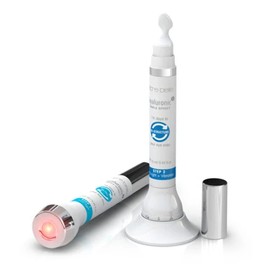 hyaluronic³ Eye Perfection Set; être belle Cosmetics; Augenpflegeset durch Lichttherapie & Mikrovibration mit Augenserum; Anti-Falten; Serum + Applikationsgerät