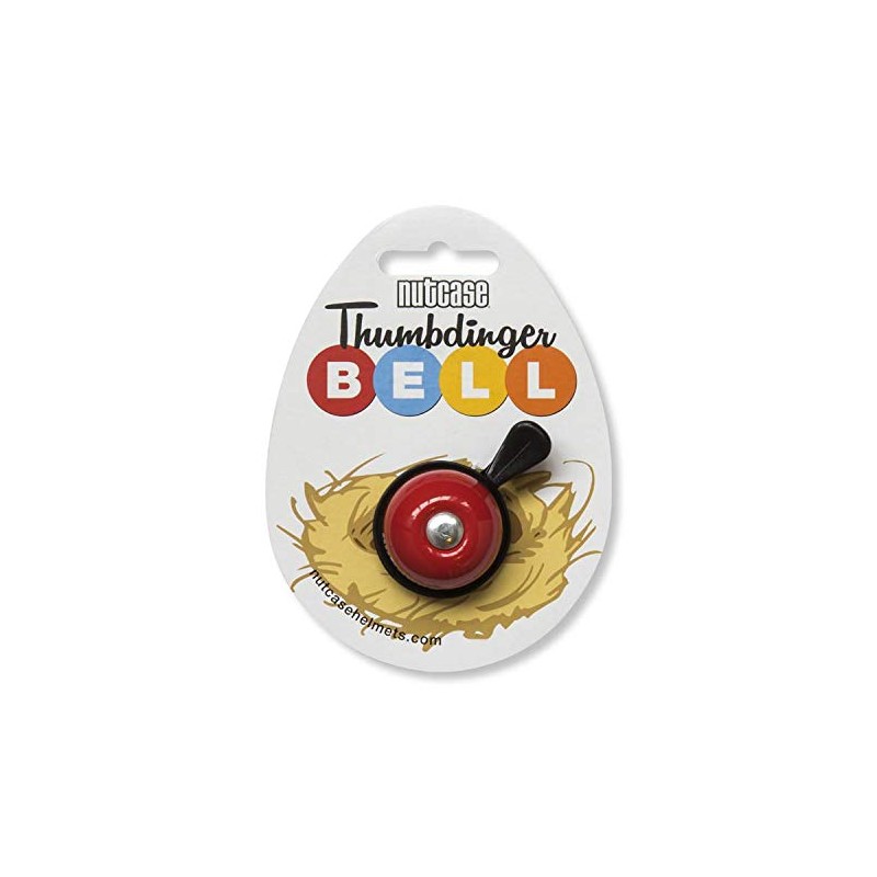 Nutcase Thumbdinger NBTH-10 Bicycle Bell Racy Red