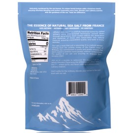 URSALT Grey Coarse French Sea Salt – Hand-Harvested Sel Gris from France (1lb) – 82+ Mineral-Rich, 100% Natural & Unrefined, Organic Gourmet Salt for Cooking, Baking & Hydration