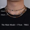 Thunaraz Surfer Necklace for Men Puka Shell Necklace Men Sea