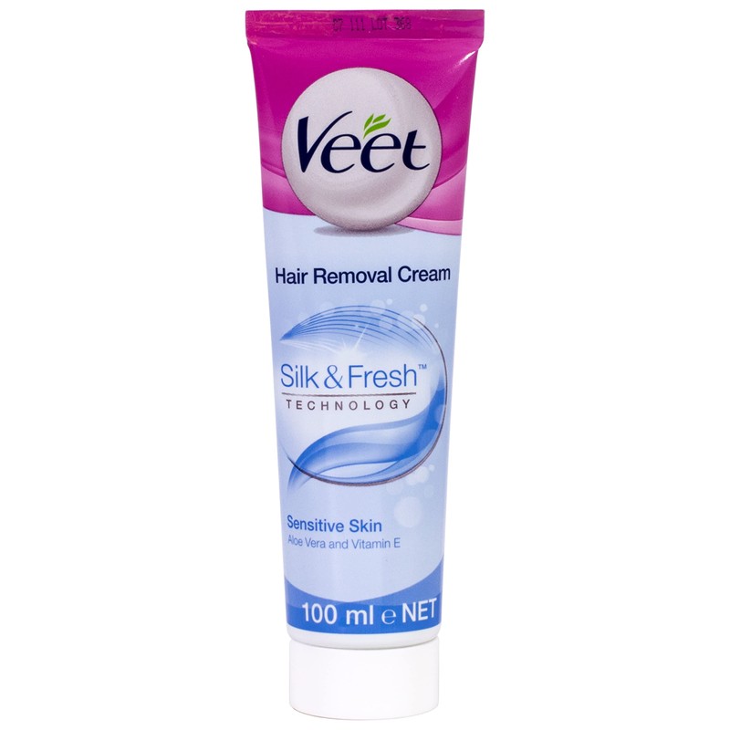 Veet Haarentfernungs-Creme Sensitive, 100 ml