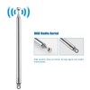 VooGenzek 4 PCS 55cm 7 Section Replacement Telescopic Aerial Antenna,