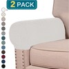 Stretch Armrest Covers (Set of 2) – Anti-Slip Spandex Jacquard