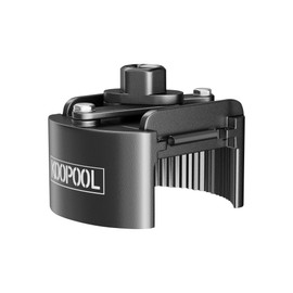 KOOPOOL Adjustable Oil Filter Wrench, 60-80mm（2-3/8 to 3-1/8 in Oil Filter Remover Tool, Universal Oil Filter Wrench with 1/2" Drive for Small & Medium Spin-on Oil Filters