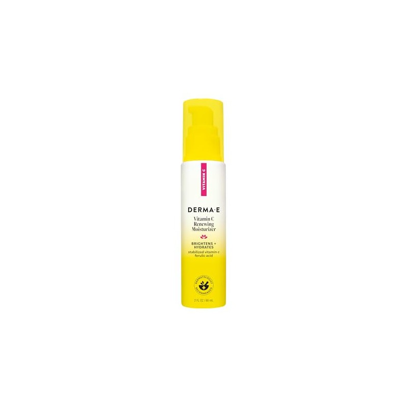 DERMA E Vitamin C Renewing Moisturizer with Probiotics and Rooibos,