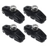 BESPORTBLE 2pairs C-Brake Pads for Road Bikes Rubber Shaped Design