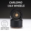 WAVEIST Carlomo 1/64 Scale S-Class Alloy Wheels Rubber Tires with