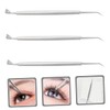 Mikinona 3pcs Eyelash Lift Tools Metal Eyelash Separator Comb for