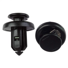 Woodzdon Pack of 50 Bumper Clip Push Type Retainer with Metal Insert Replace 91505S9A003 for Honda Accord Civic CR-V CR-Z Fit Element HR-V Insight Odyssey Pilot Ridgeline MDX RDX Fit 10mm Hole