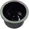 FR Replacement Cup Holder with Black Chrome Lip for Recliners