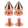 100 Sets Spiked Cone Spike Stud Rose Gold High Hardness