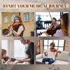 Ceciliec 4/4 Violin, Acoustic Full Size Violin for Beginners Kids