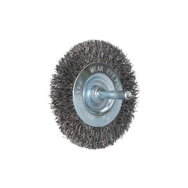 BRILLIANT TOOLS BT103107 Disc Brush, Diameter 75 mm with 6 mm Attachment [Powered by KS Tools]