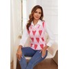 Vankovishion Women's Sweater Vest Knit Pink Sleeveless Pullover Tank Top