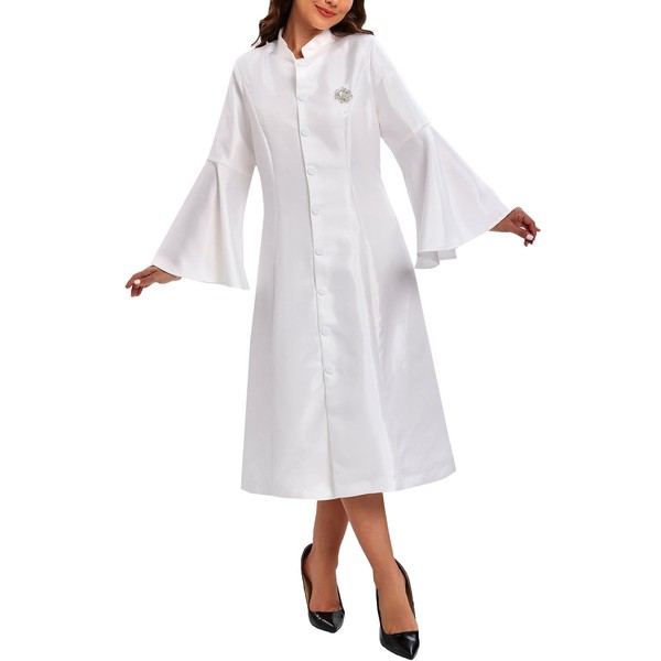 Go Mai Women's Plus Size Elegant Church Robe with Flash