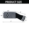 LeFeng 10 Pieces 4-9/A/P/S/X Knitted Golf Iron Head Covers Set
