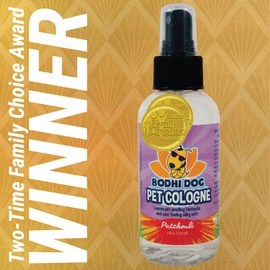 Bodhi Dog Natural Dog Cologne | Premium Scented Deodorizing Body Spray for Dogs & Cats | Neutralizes Strong Odors | Dog Perfume with Natural Dog Conditioner | Made in USA (Patchouli, 4 Fl Oz)