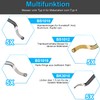 Heeieuk Metal Handle Hand Deburring Tools Burr Cutting with 21