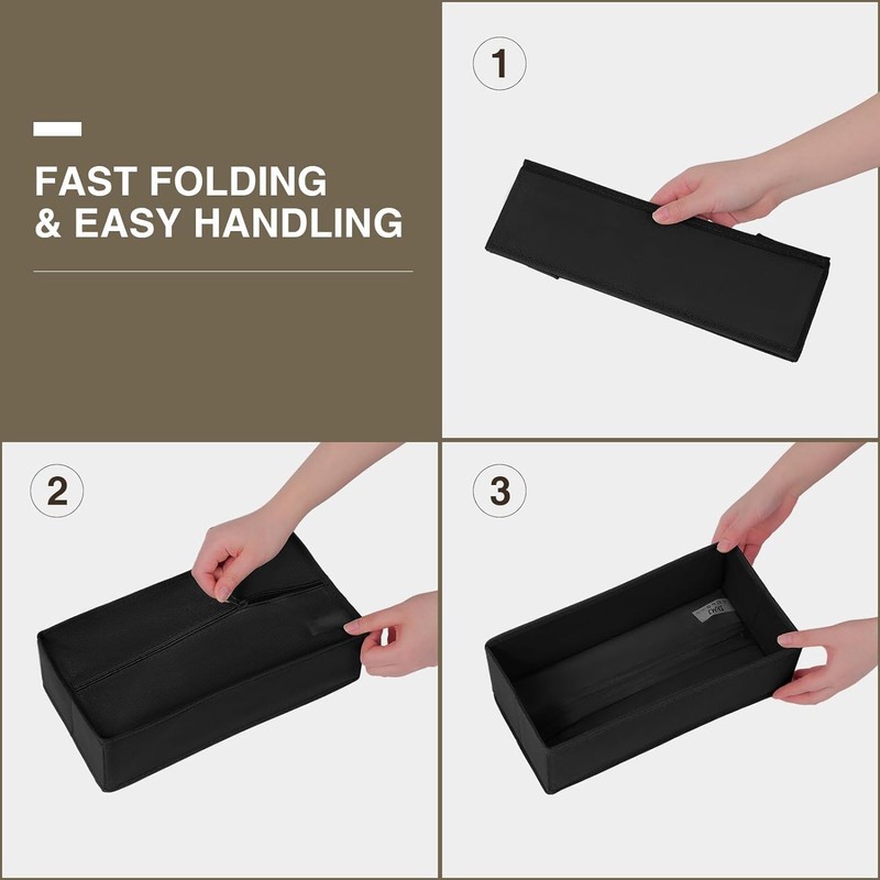 DIMJ Pack of 8 Drawer Organiser System, Drawer Organiser, Foldable