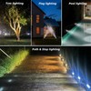 FOSUNKER All-New Solar Spot Lights Outdoor Waterproof，20 LEDs Solar Flag
