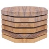 Marbco Sandstone Water Absorbent Hand Crafted Octagon Coasters for Drinks-