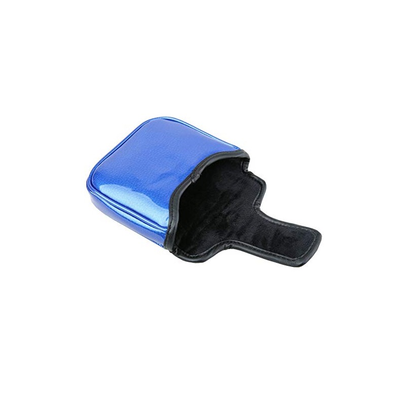 Premium PU Leather Putter Cover Magnetic Closure Mallet Type Skull