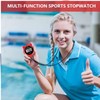 Sports Stopwatch Timer Lap Split Digital Stopwatch with Clock Calendar