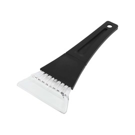 Partuto Universal Car Ice Scraper SUV Snow Frost Remover for Car Truck Motorhome Windscreen Plastic Black Snow Shovel De-Icing Cleaning Pack of 1 22 x 11 cm