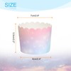 sourcing map 100Pcs Paper Baking Cups 6oz Greaseproof Disposable Bulk