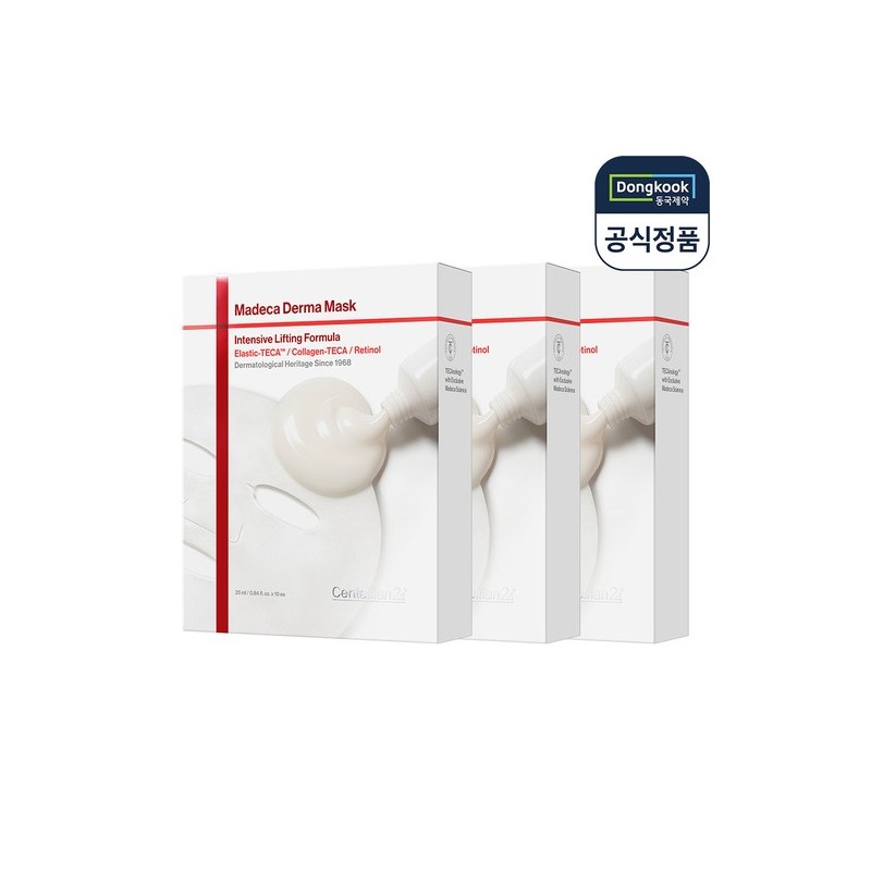 Centellian24 Madeca Derma Mask Intensive Lifting Formula 3 Boxes (Total