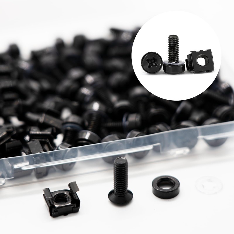 Nivithi SR620 M6 x 20 Screws + Cage Nuts -