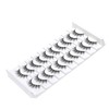 DZANIK Manga Lashes with Ultra Thin Band,10 Pair Spiky Natural