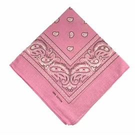 AAMERA mens bandana scarf bandana Face Masks, Paisley Print, Cotton bandana scarf (Baby Pink)