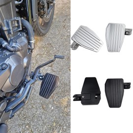 SHINKXMT Motorcycle Rider Wide Floorboards Footpegs Footrest Pedals Extension Highway Pegs compatible with Ho-nda Rebel CMX 1100 CMX1100 Parts Accessories 2021 2022 2023 2024 (Black)