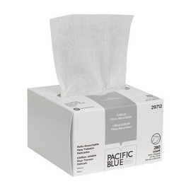 Accuwipe Eyeglass Wiping Cloth, 4.5"x7.9",White, Sold as 1 Box, 280 Each per Box
