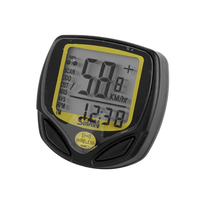 Bike Computer Wireless Bike Speedometer Waterproof Universal Bicycle Odometer 15