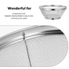 SHOWERORO Stainless Steel Rice Washing Sieve 8.5 Inch Fine Mesh