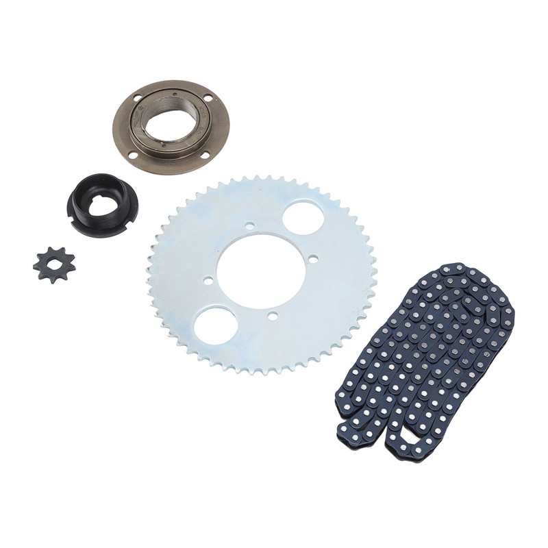 T8F Chain Sprocket Kit Steel 116 Link Drive Chain with
