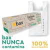 BAX Camiseta Pack 100 bolsas Bolsas biodegradables tipo camiseta Únicas