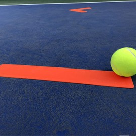 Eco Walker Court Line Marker Set Create Your Own Mini Pickleball Tennis Court (Red Yellow Court Marker)