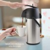 Airpot Coffee Dispenser Thermal with Pump,2.2L/74 Oz Insulated Stainless Steel