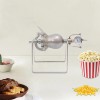 n/a Silver Mini Hand Popcorn Maker Stainless Steel Popcorn Machine