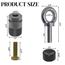 Vexillaris 91-849154T1 Flywheel Puller Removal Tool,91-90455-1 Lift Ring Compatible with Mercury Mariner Outboard Lift and for Yamaha